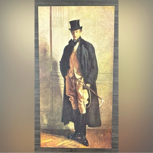 Loard Singer Art | John Singer Sargent Lord Ribblesdale Original Vintage Art Print ...